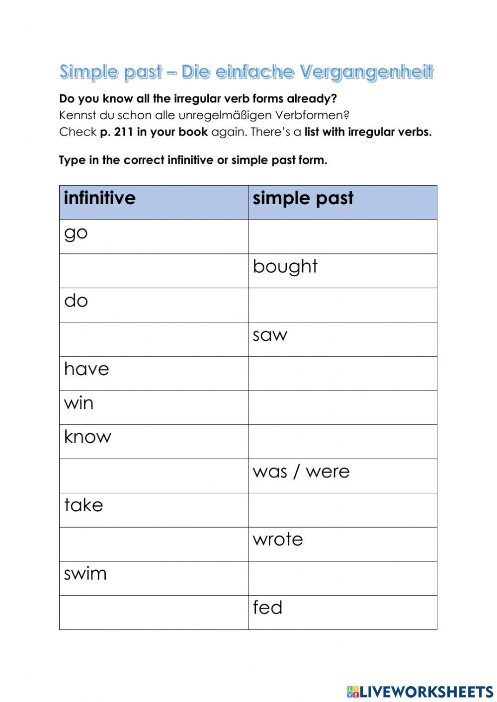 E5-U4-irregular verbs