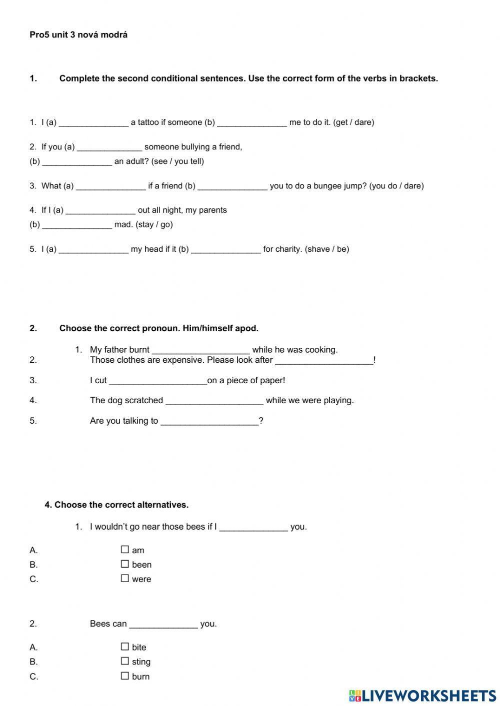 TEST unit 3 (Project 5)