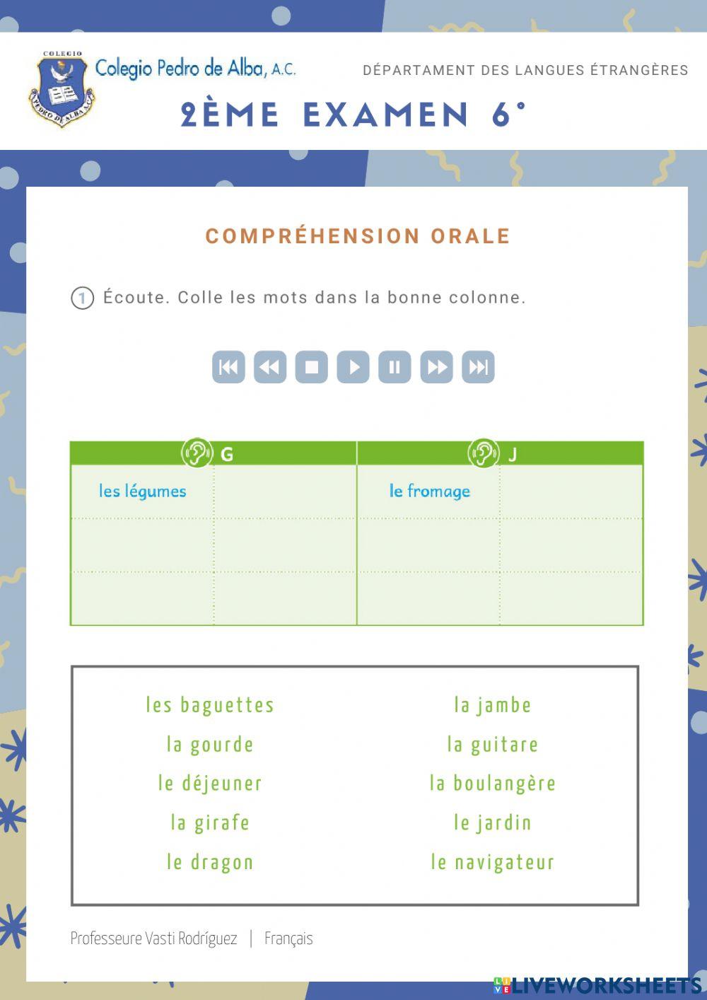 Second evaluation 6°