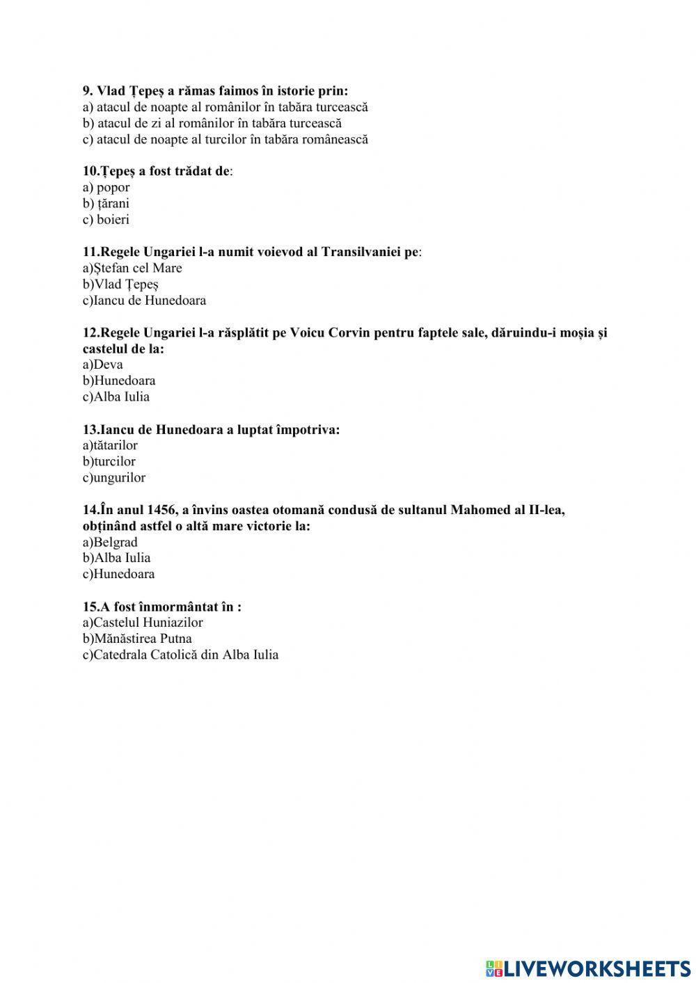 Domnitori români de seamă(I)