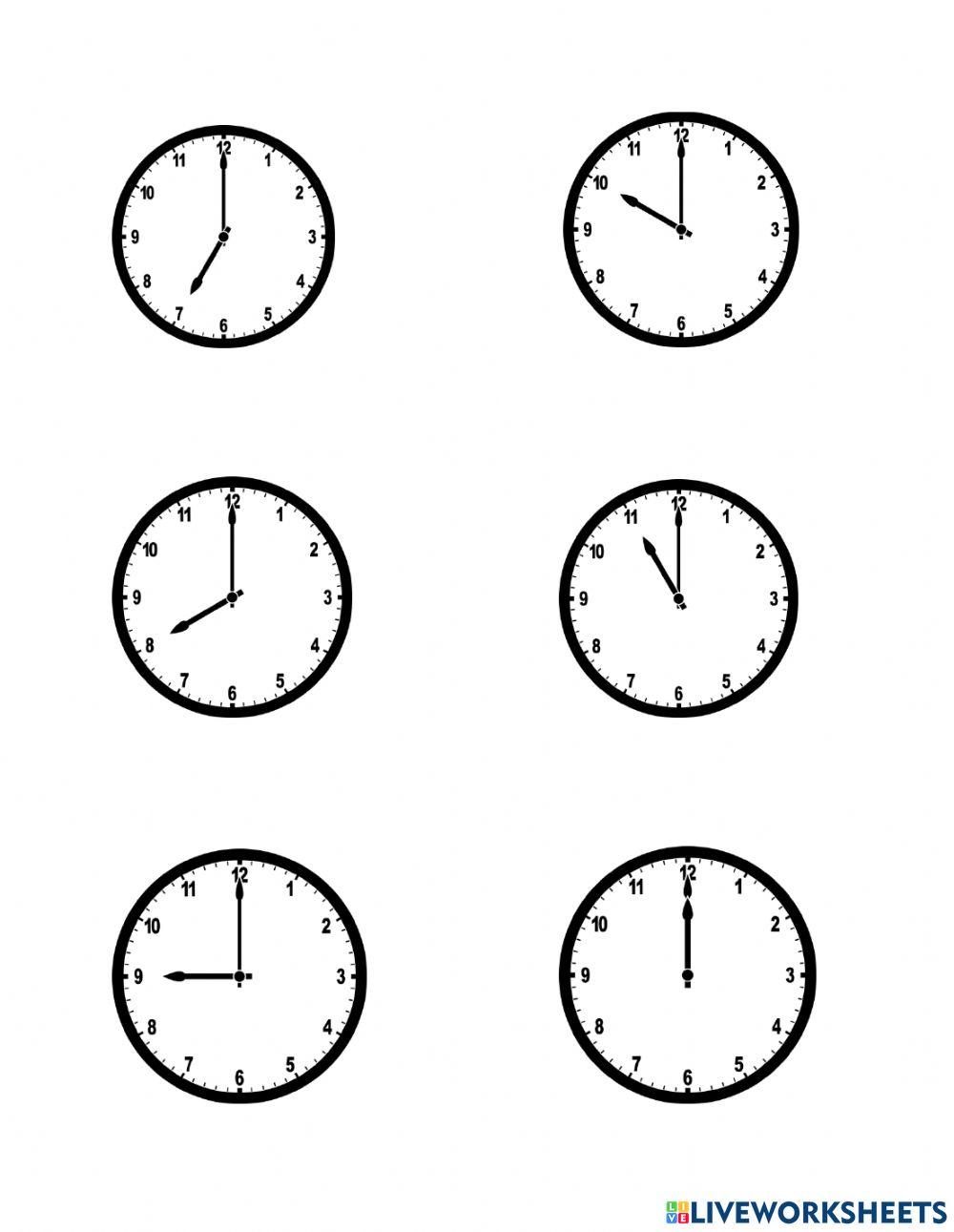 Listen to the Time - Analog O'Clock Listen to the Time - Analog O'Clock