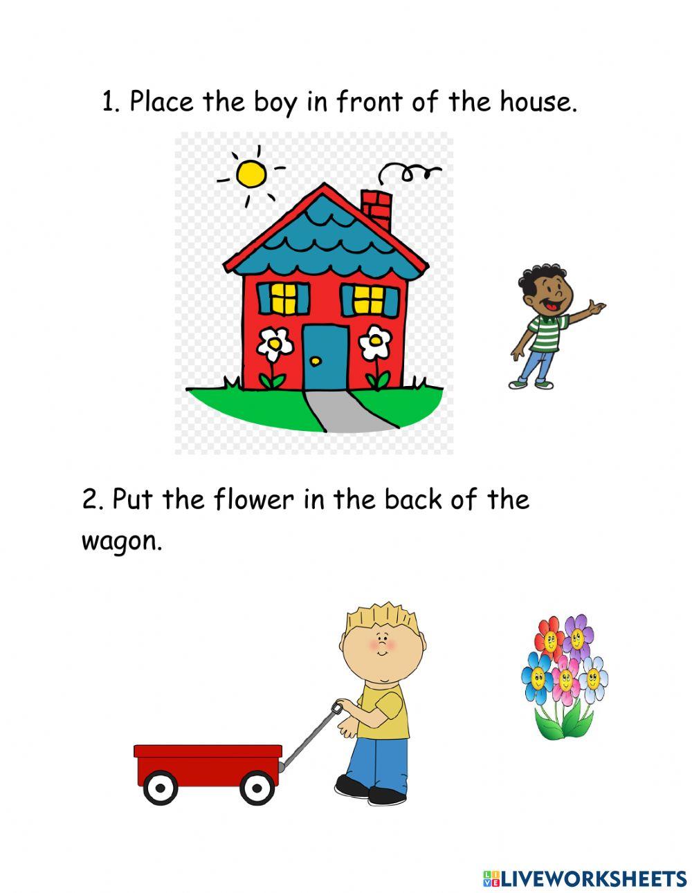 Front and Back Worksheet