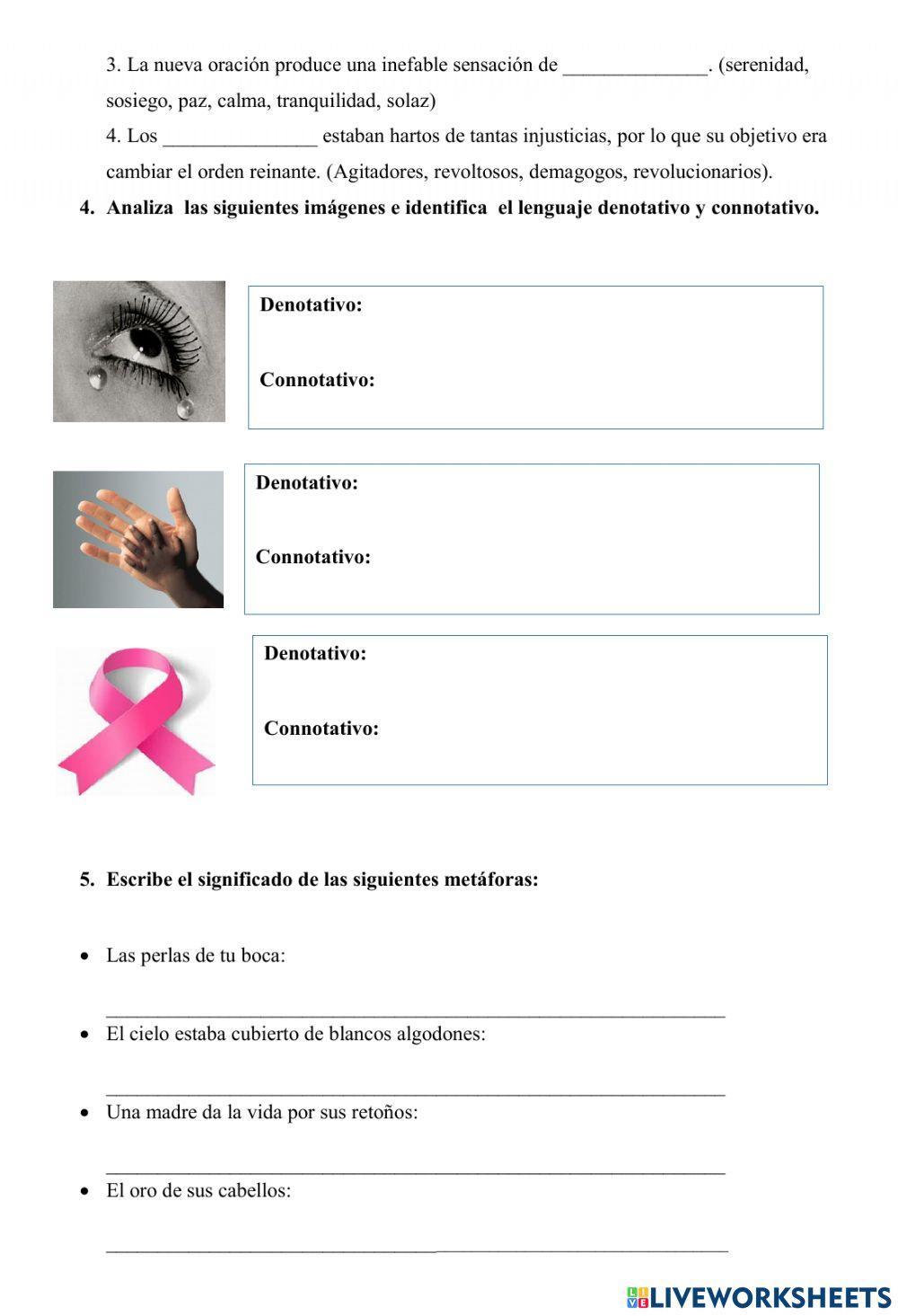 Denotación - connotación