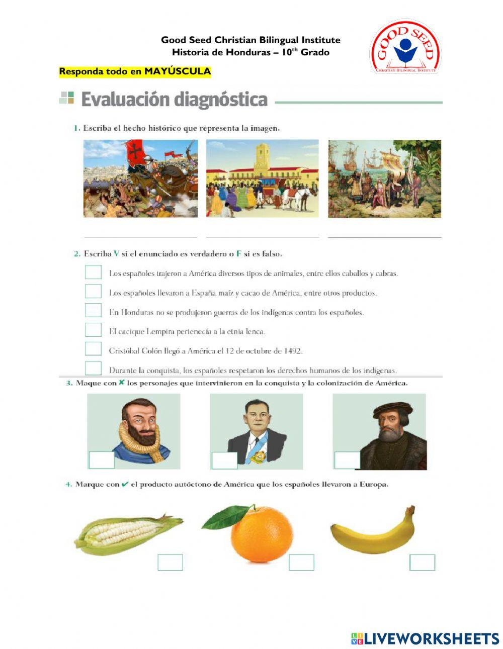 Evaluación diagnóstica U2