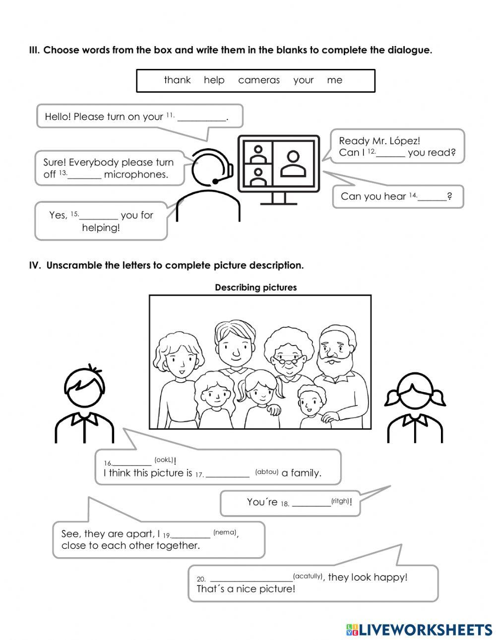 Trimester exam 4th grade 2