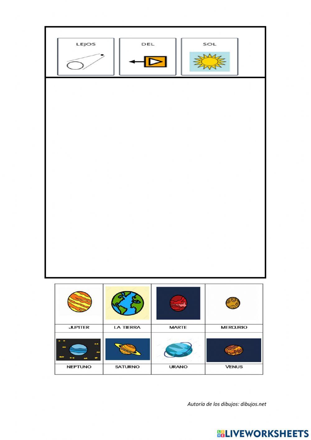 Video de los planetas cercanos y lejanos al sol