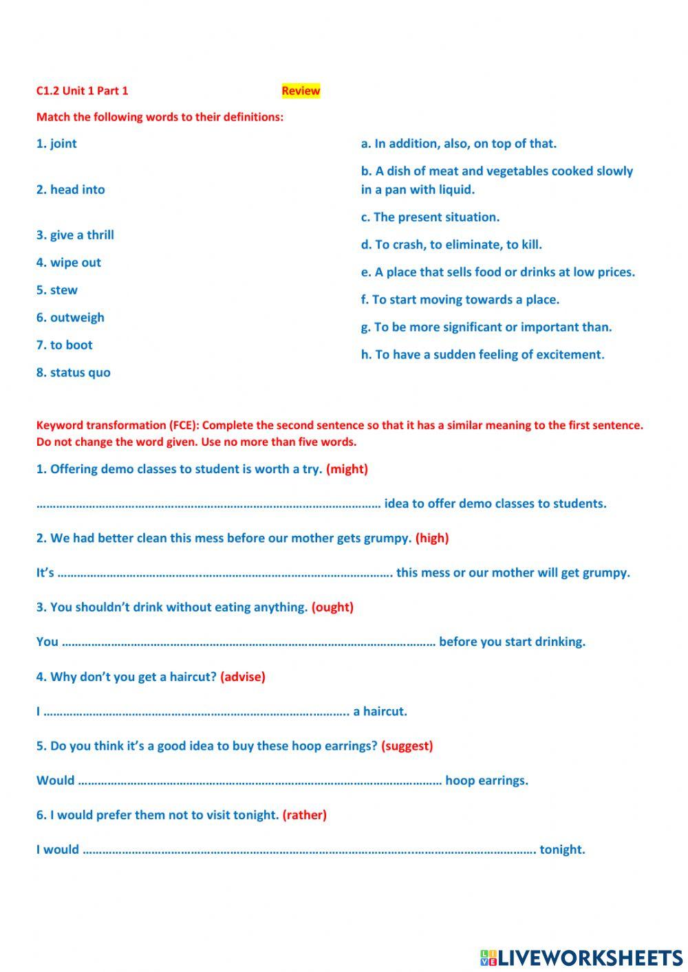 C1.2 Practice Unit 1