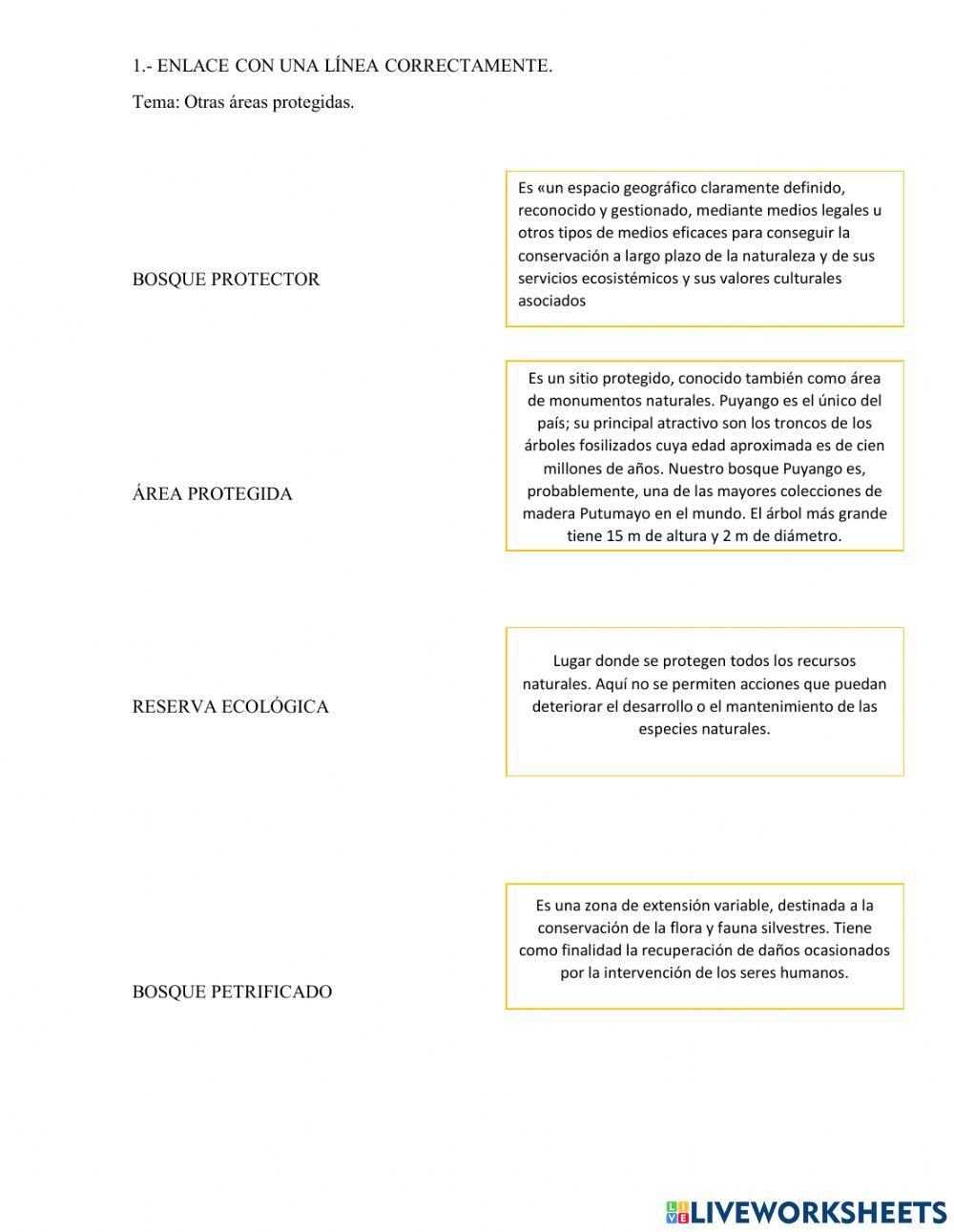 Otras áreas protegidas