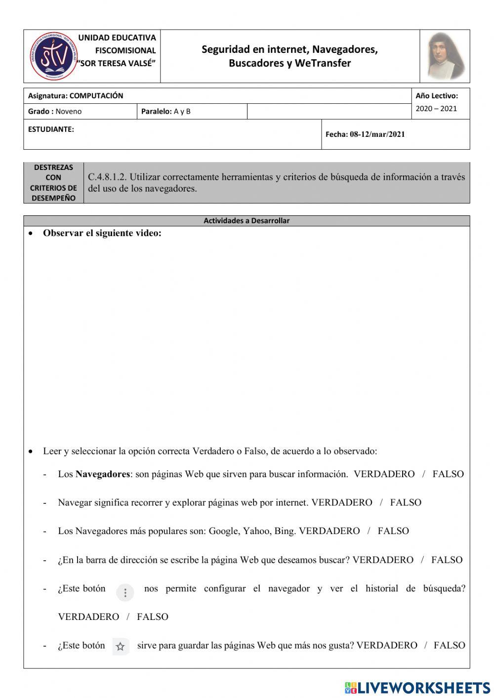 Navegadores y Buscadores