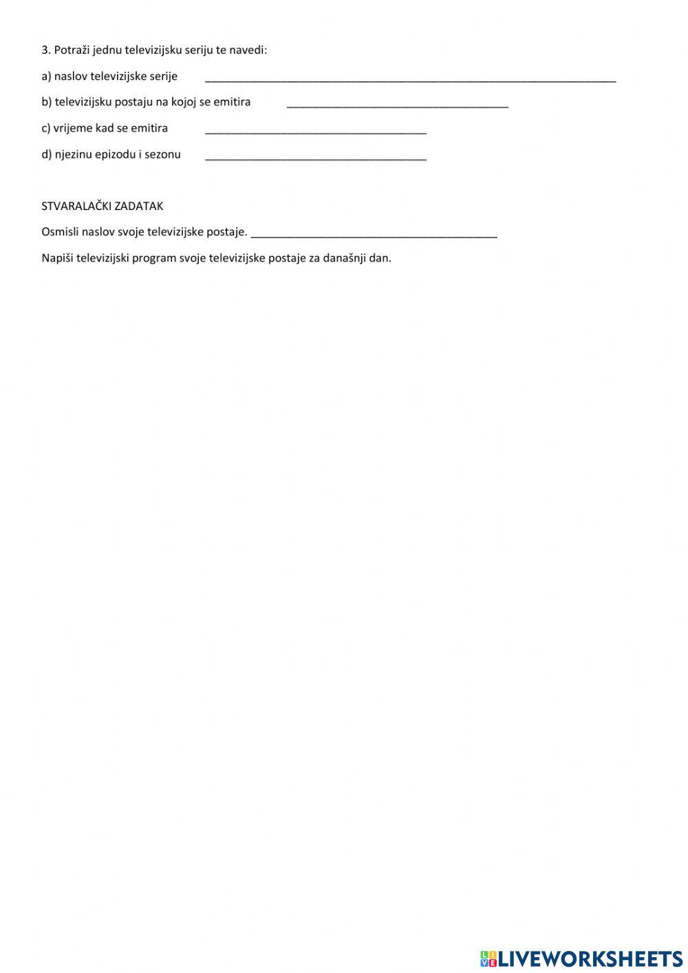 HJ6 Televizijske emisije NL