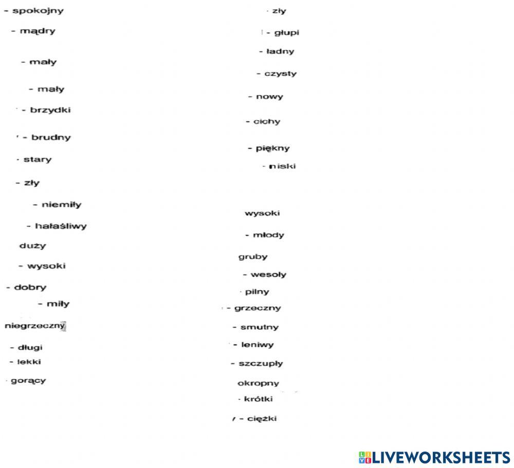 Adjectives elementary