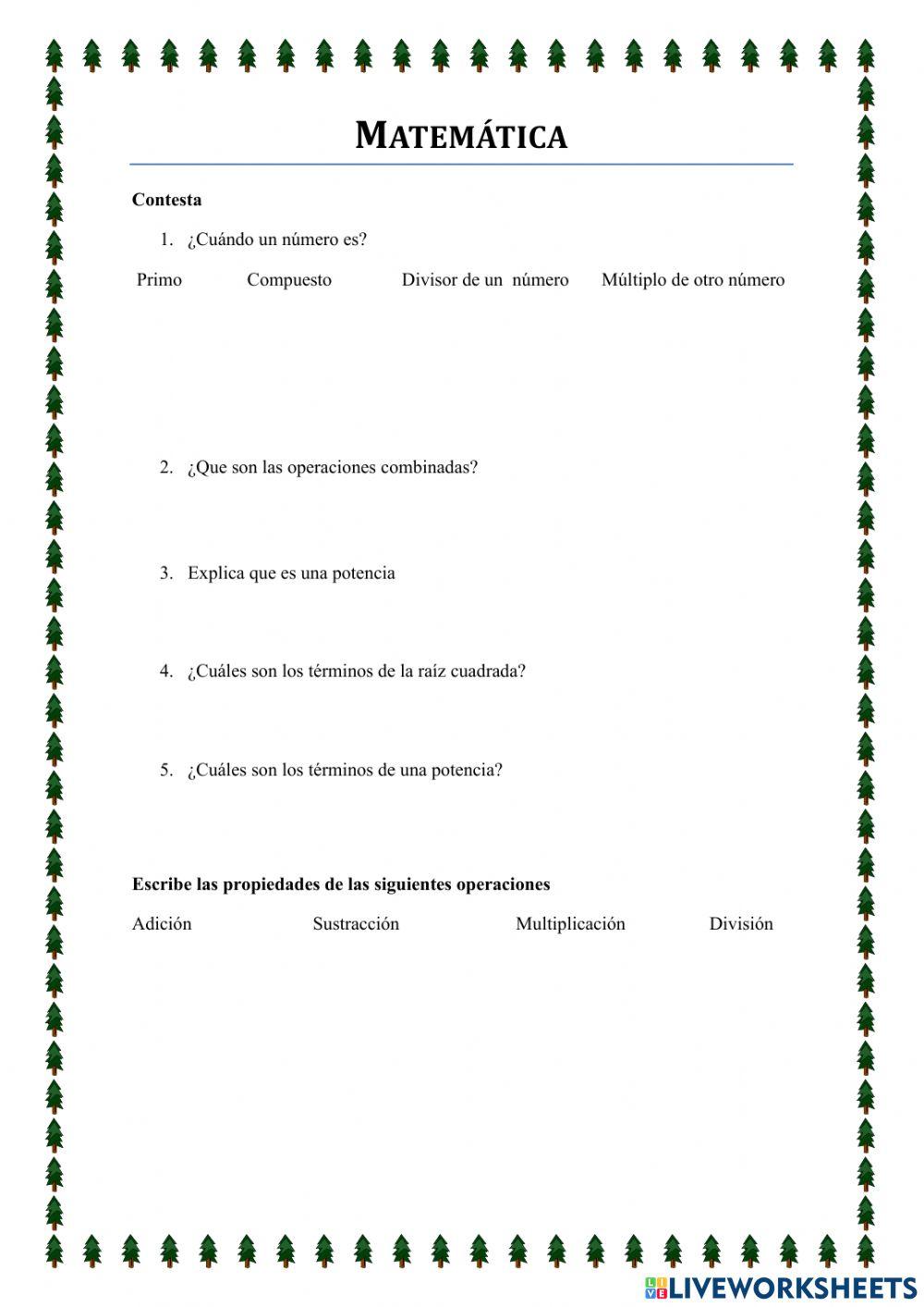 Números primos y compuestos.