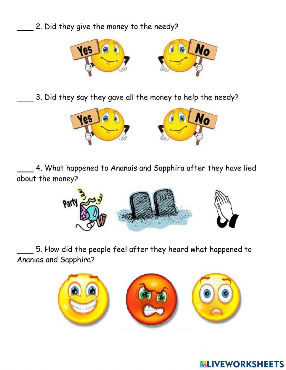 ESP-CL (KINDER) - 4th QTR - LESSON 1 QUIZ : LYING