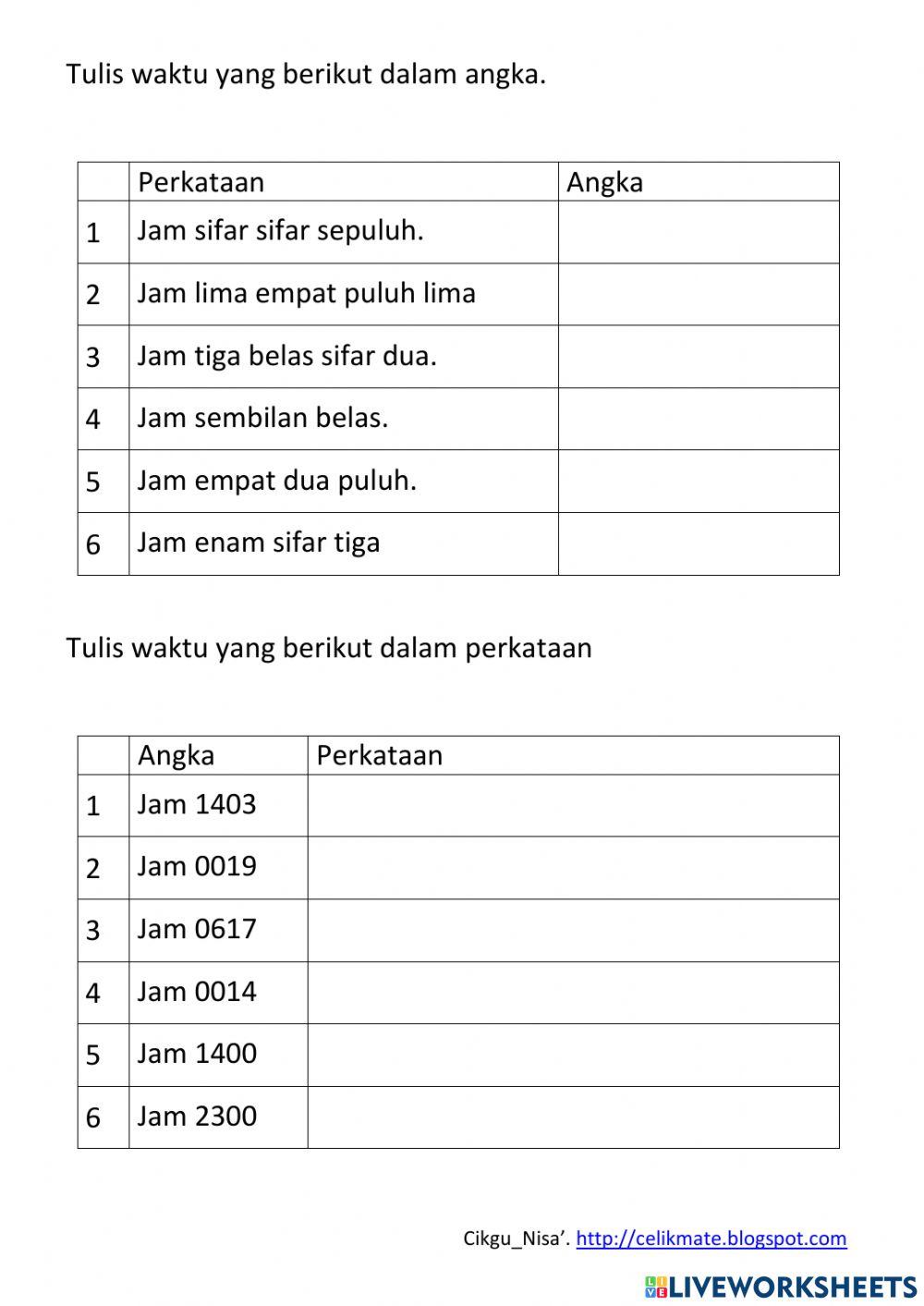 Hubungan Antara Sistem 24 Jam dan 12 Jam
