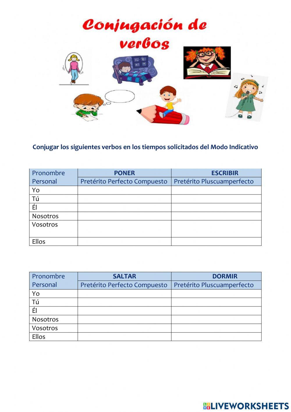 Pretérito Perfecto Compuesto -  Pretérito Pluscuamperfecto