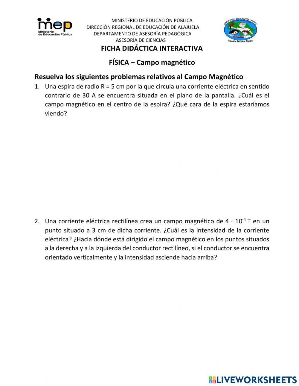 Física, Campo Magnético