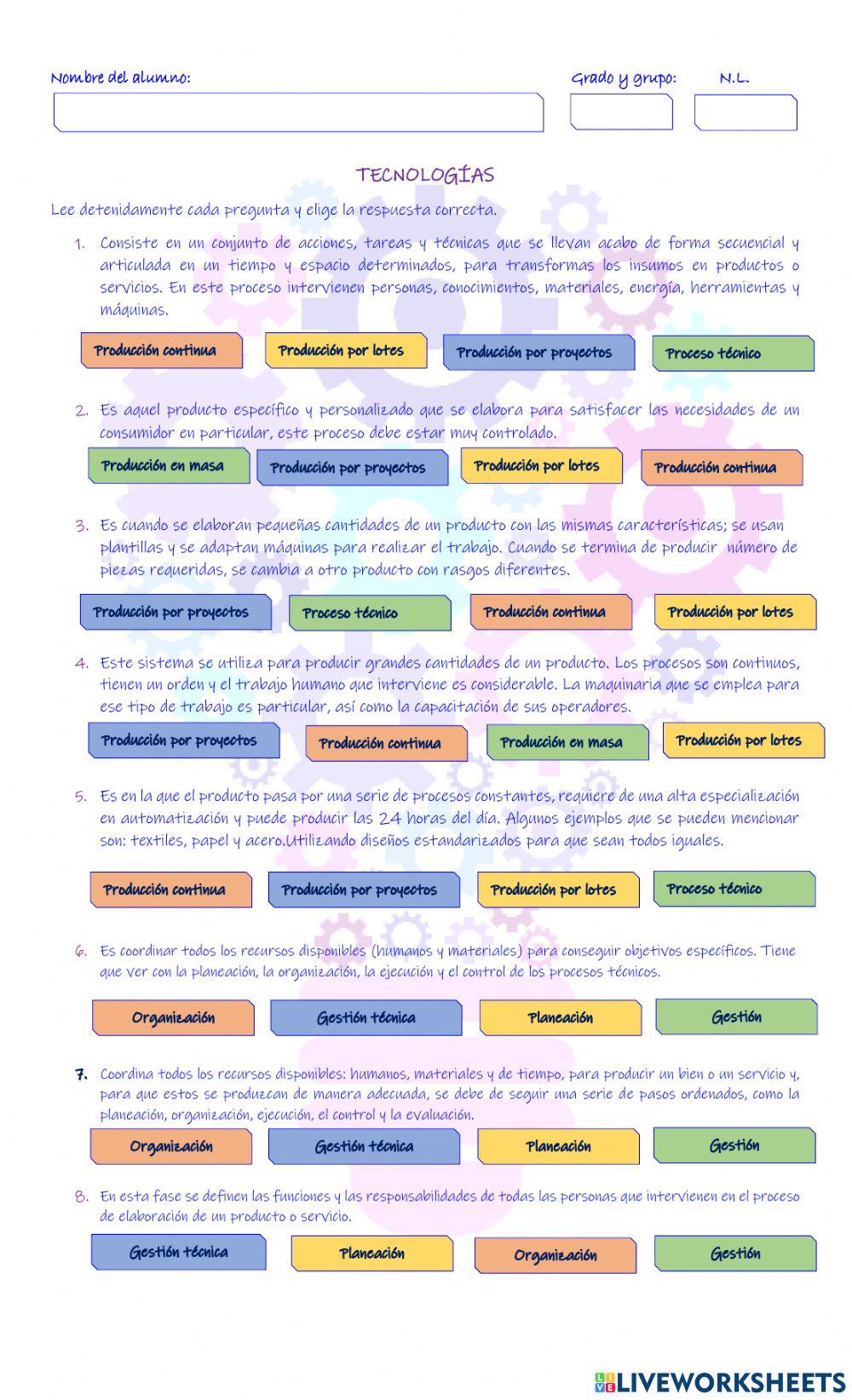 Gestión técnica Gestión técnica