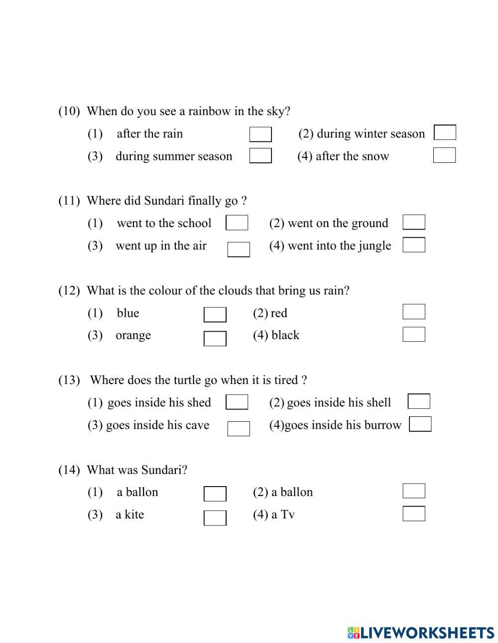 English Live worksheet 2 Annual 4834310