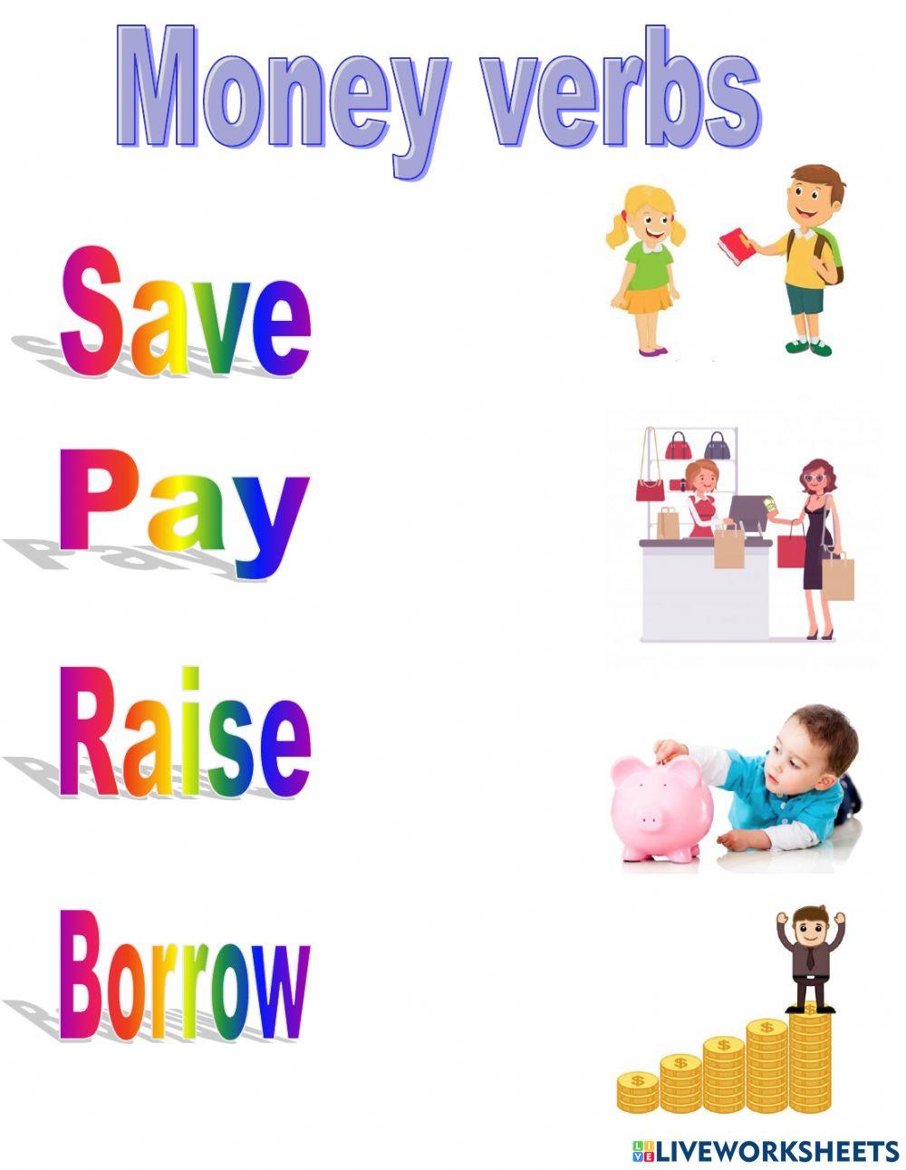 Money verbs