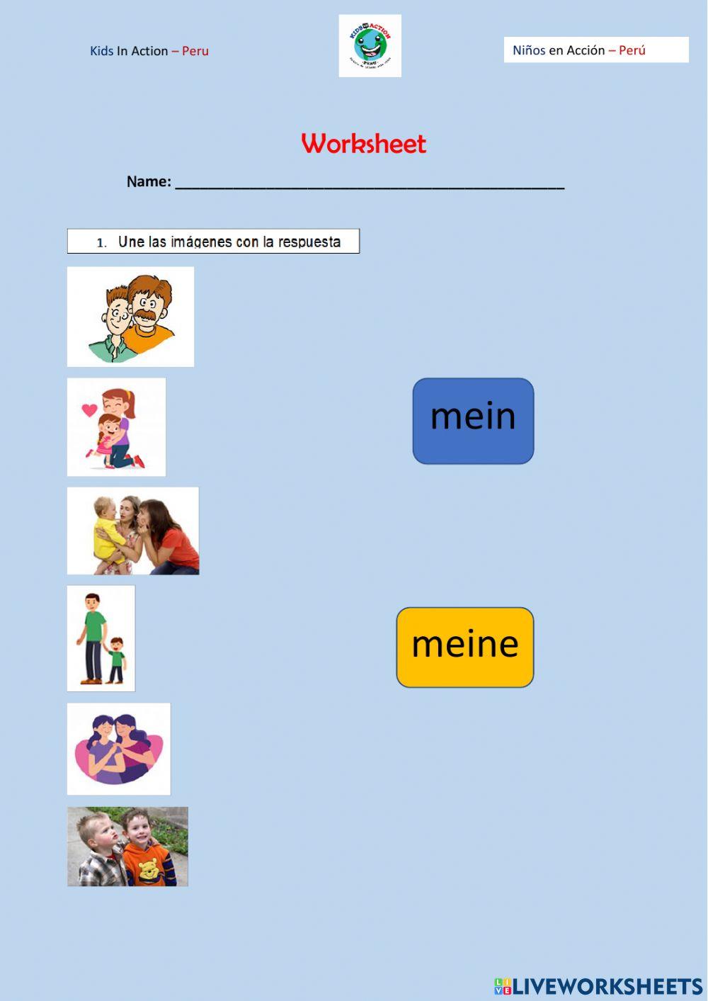 Meine - Mein und Farben