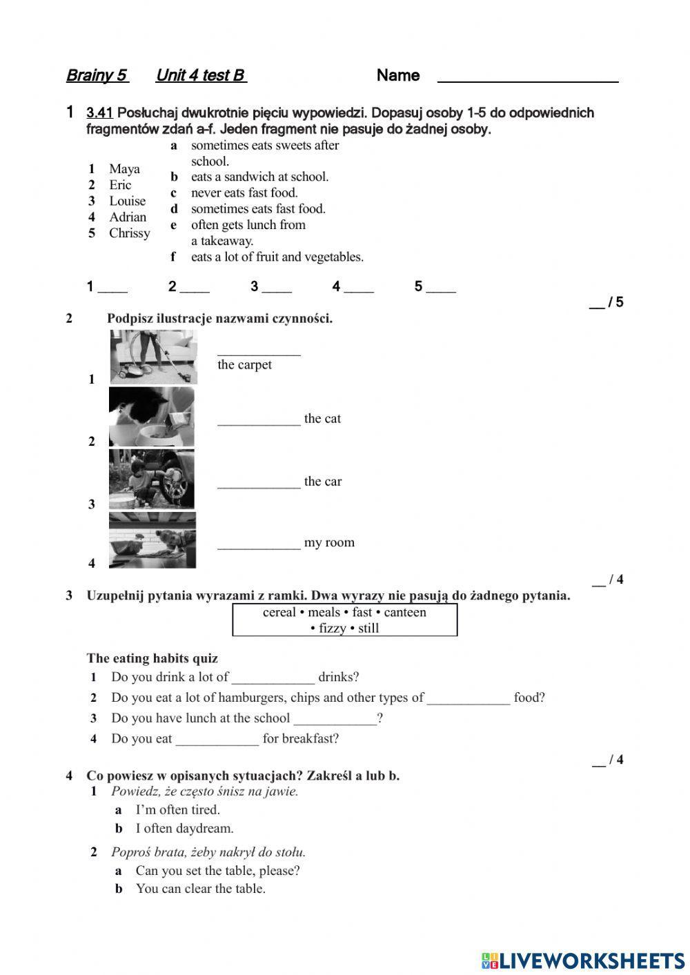 784977 brainy 5 unit 4 test b iwona ochnio