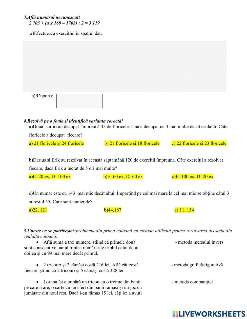 Rezolvare de probleme