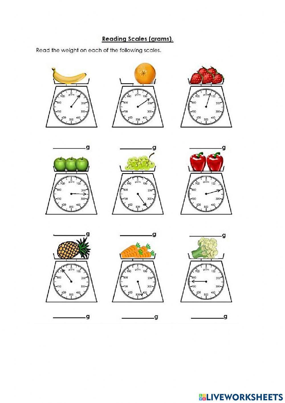 785068 Reading scales(grams) Sumetha