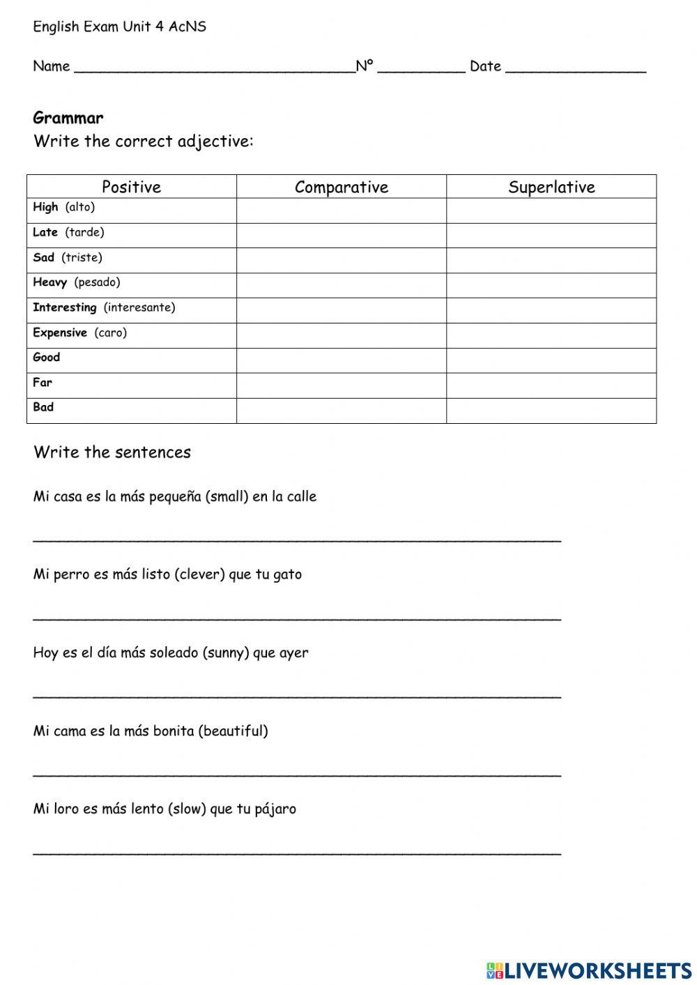 Unit 4 AcNS Test: Planets