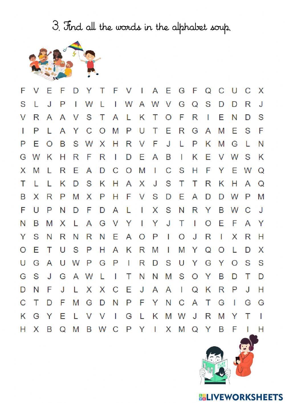 Free time activities