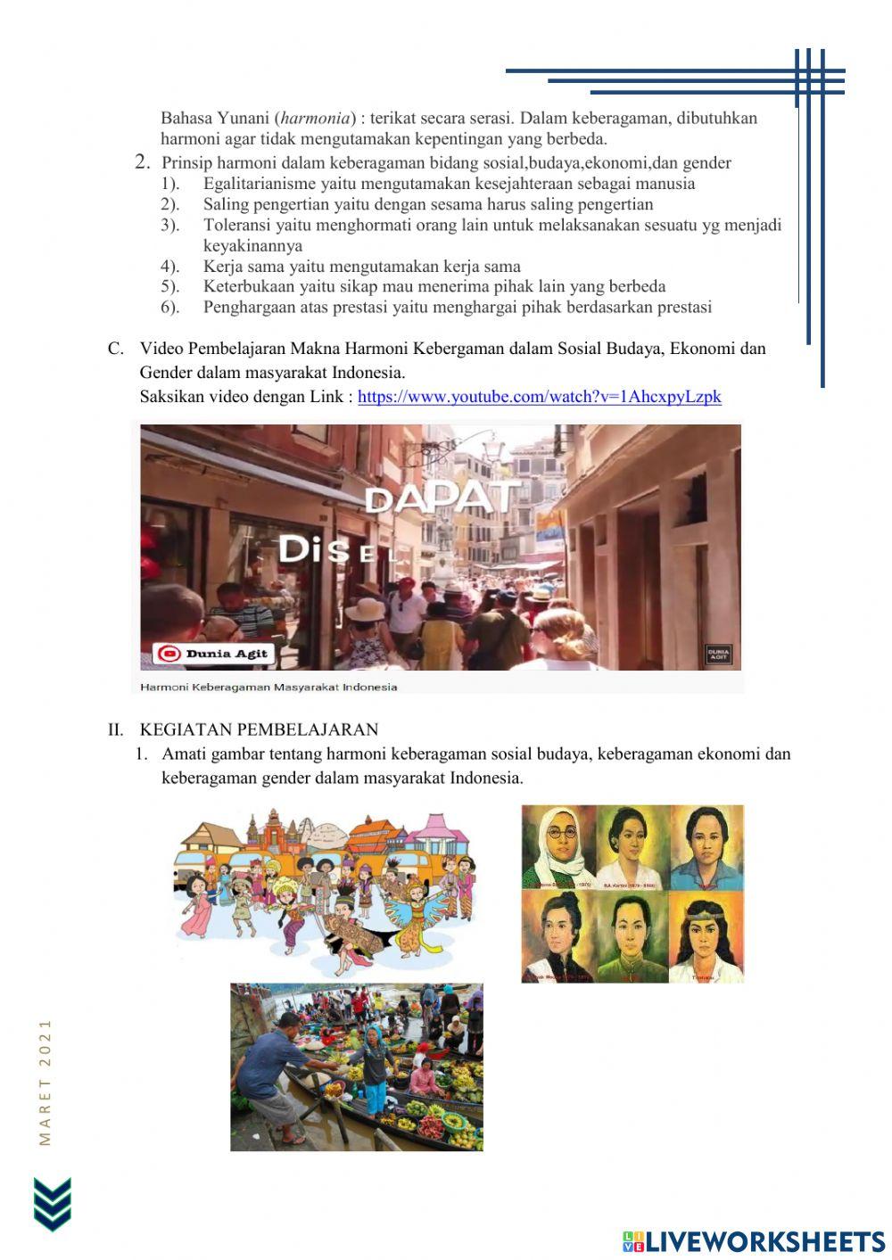 Lkpd harmoni keberagaman