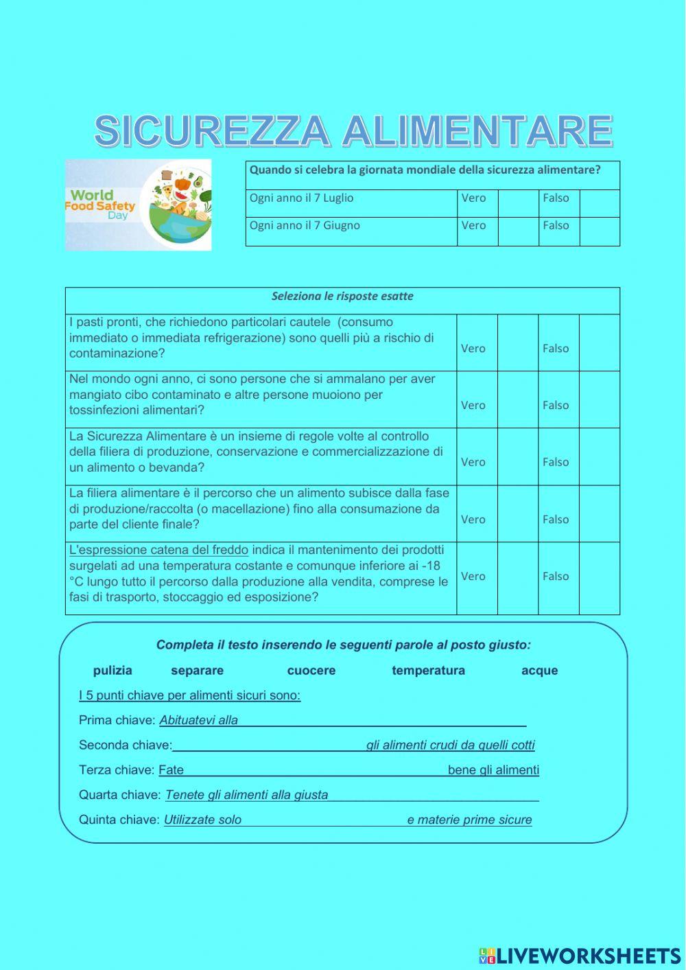 Sicurezza Alimentare