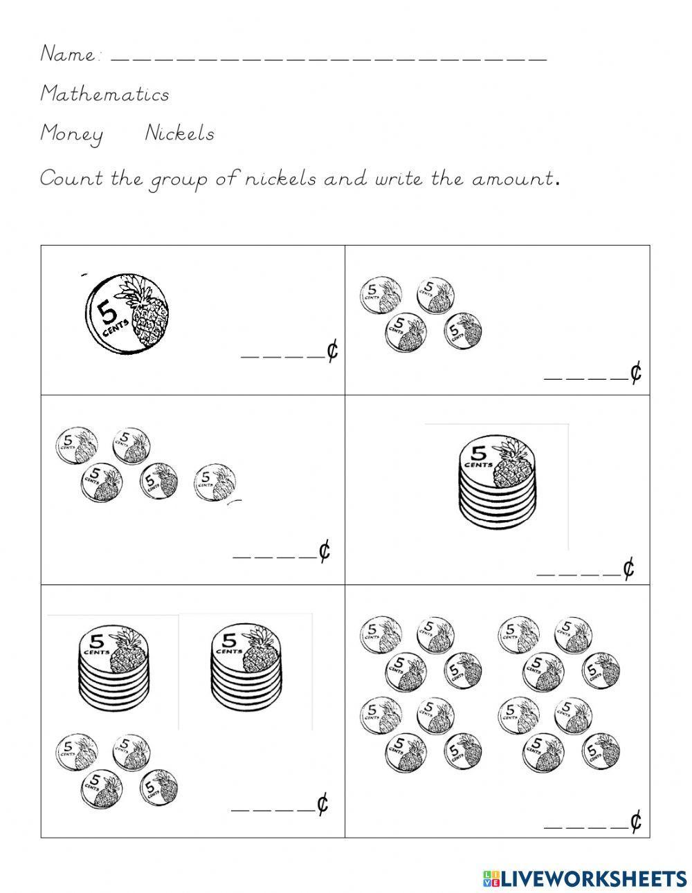 Counting bahamian nickels