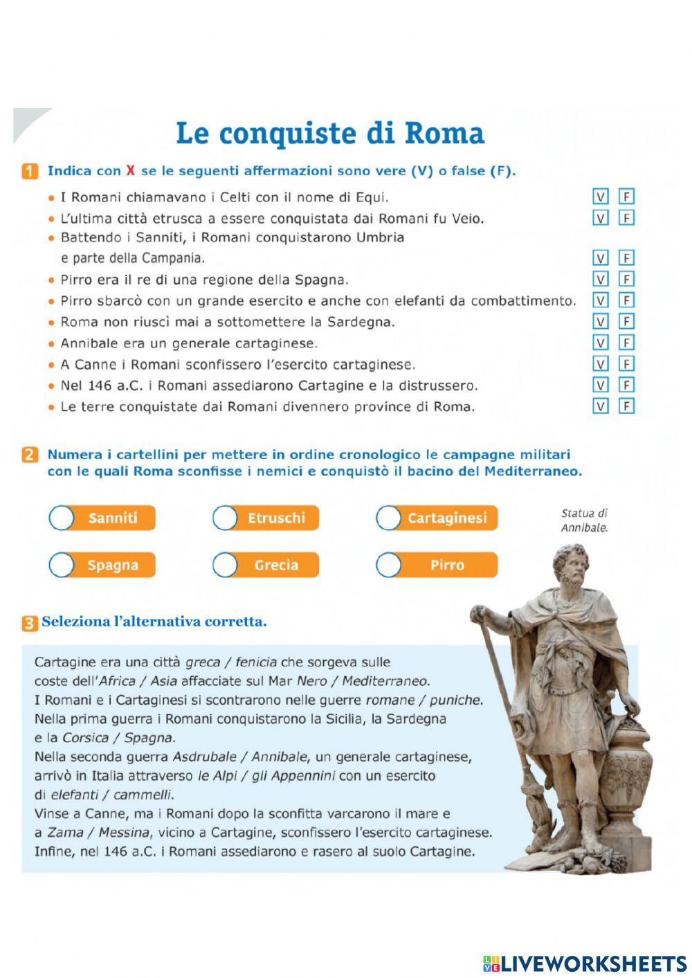 Le conquiste di Roma