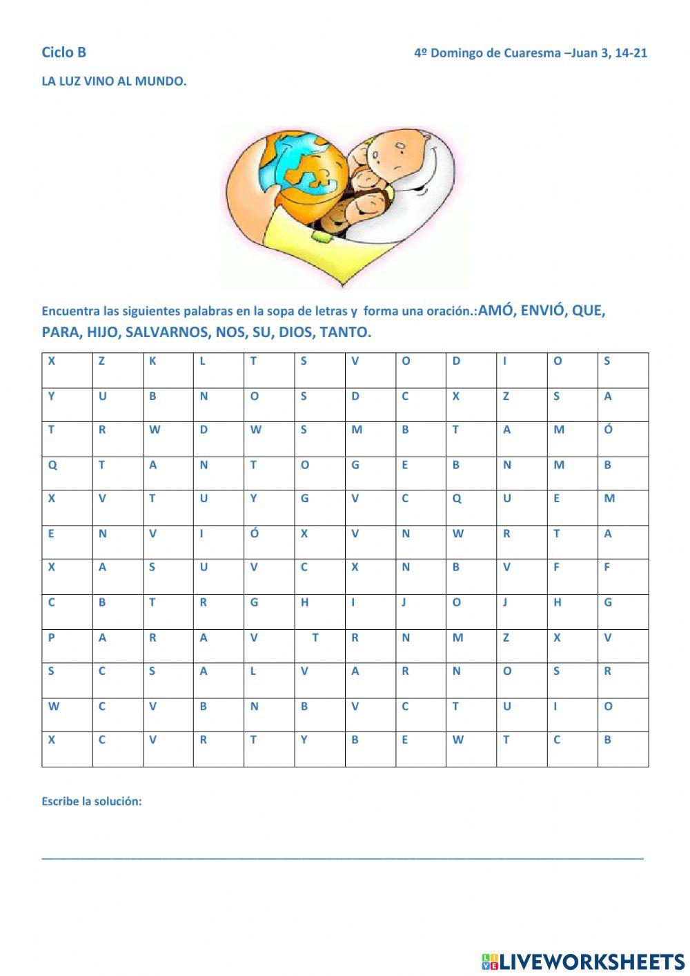 IV domingo de cuaresma ciclo B