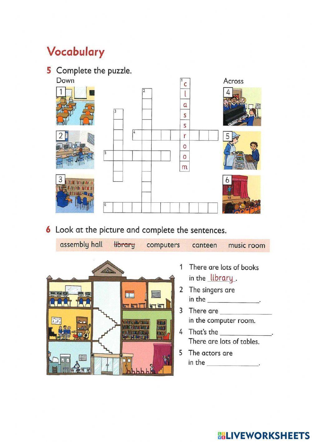 Reading and writing - Star school