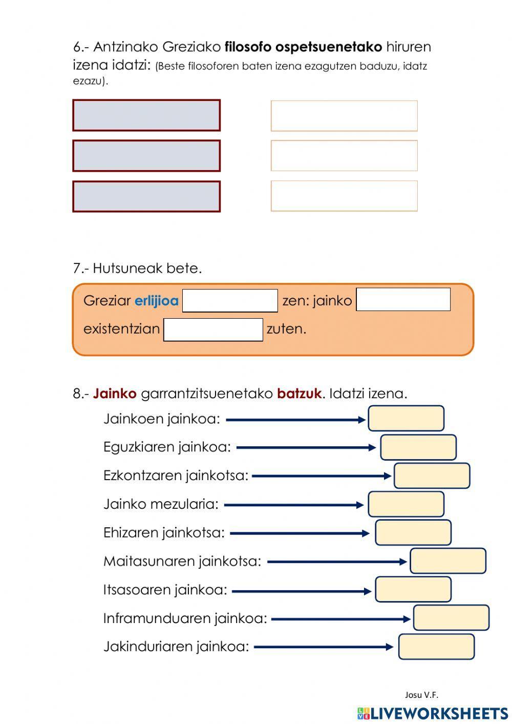 AINTZINAKO GREZIA. AINTZINAKO GREZIA.