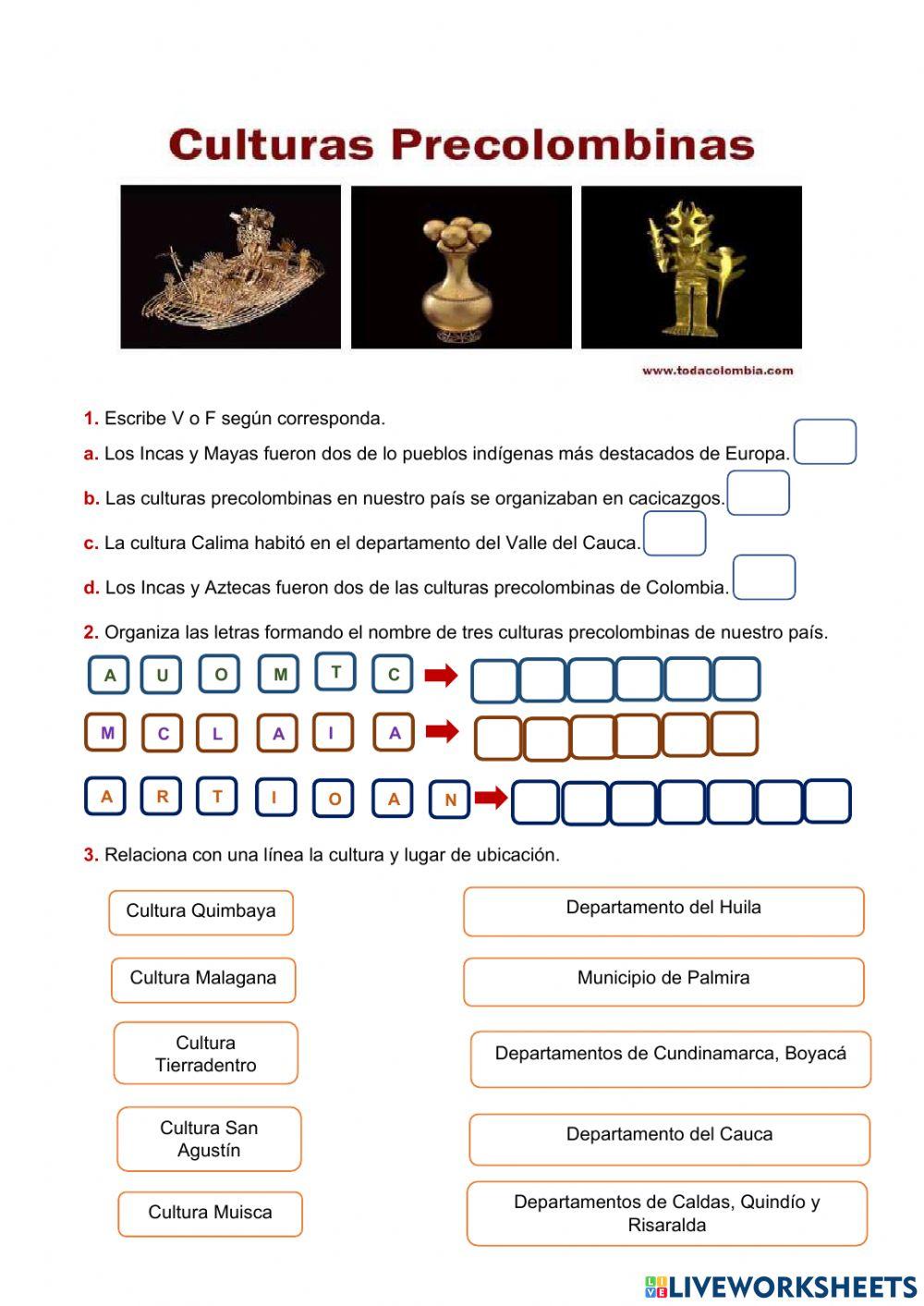 Culturas precoloombinas