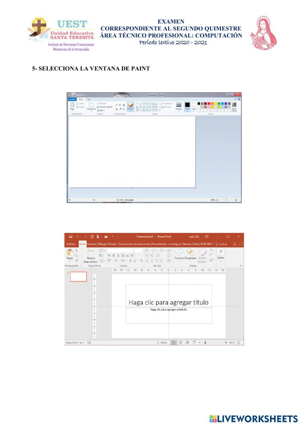 Examen de computación