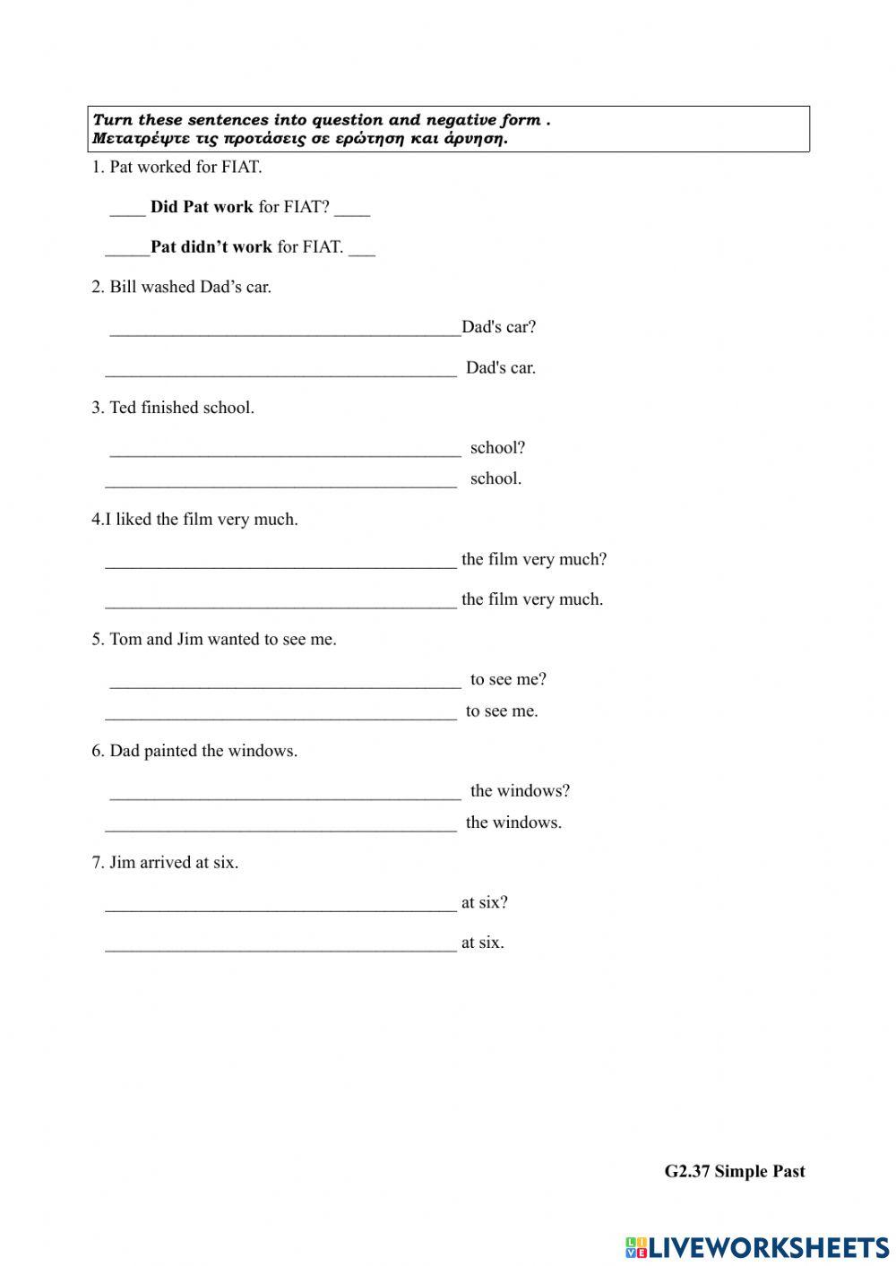 Bsenior Worksheet 37