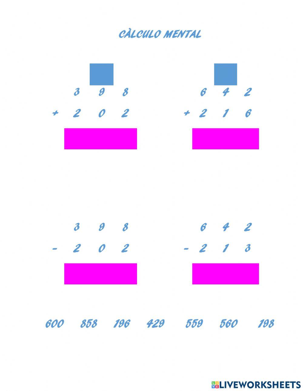 Cálculo mental