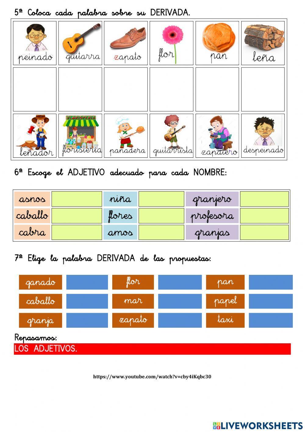 Comprensión Lectora 3º EP 13- fábulas tildes adjetivos