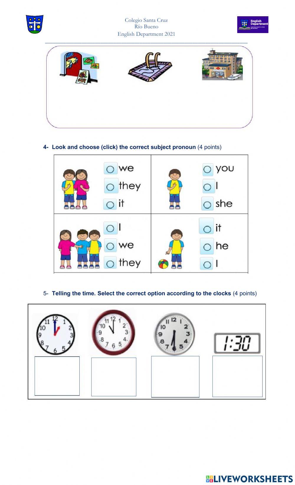 Placemente test 5th grade