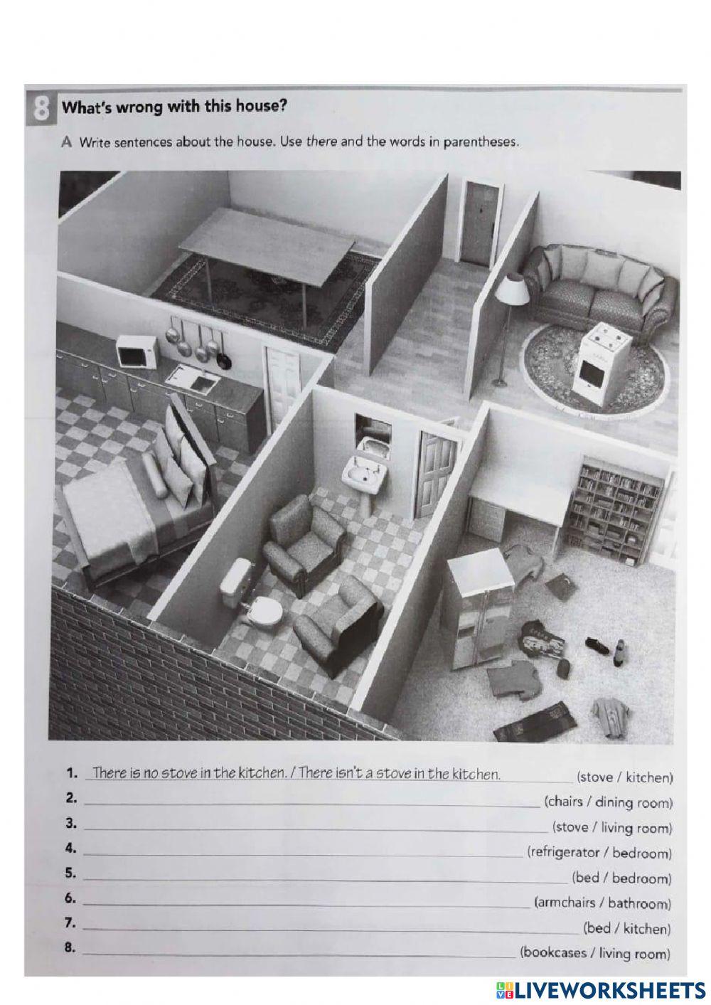 There is-there are exercises