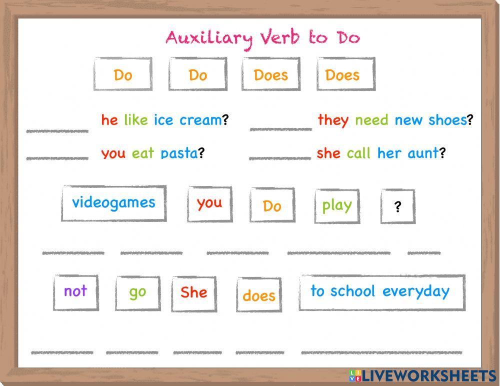 Auxiliary Verb to Do Challenge 1