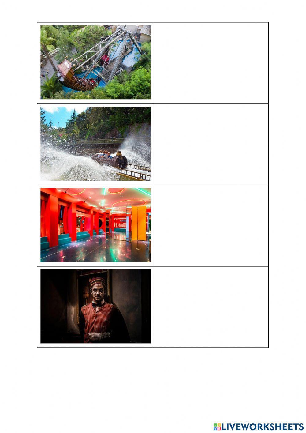 At the amusement park