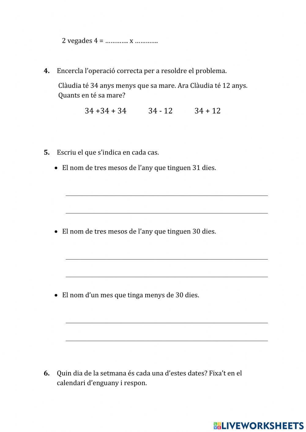 Repàs matemàtiques