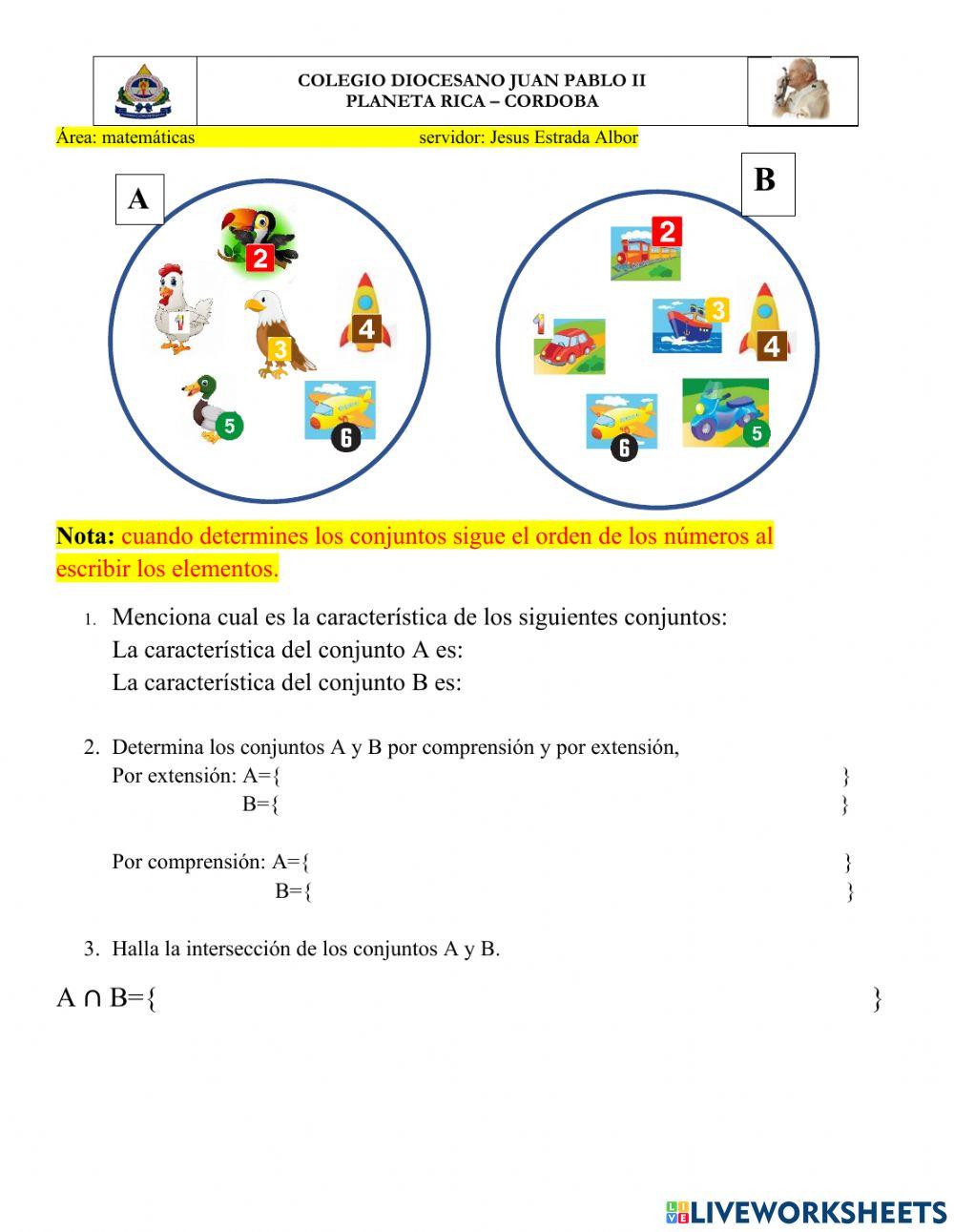 Interseccion de conjuntos