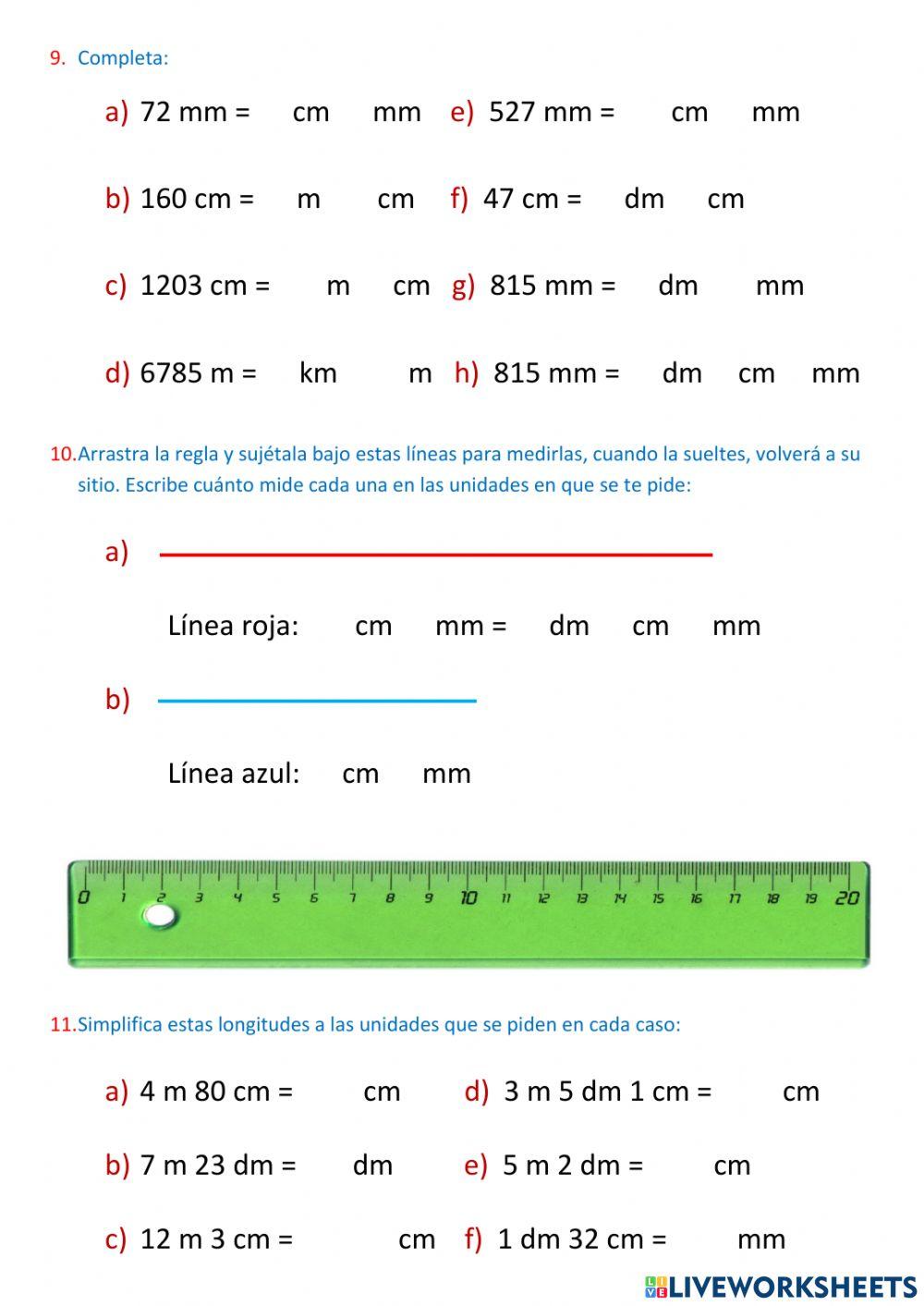 La medida de la longitud 1