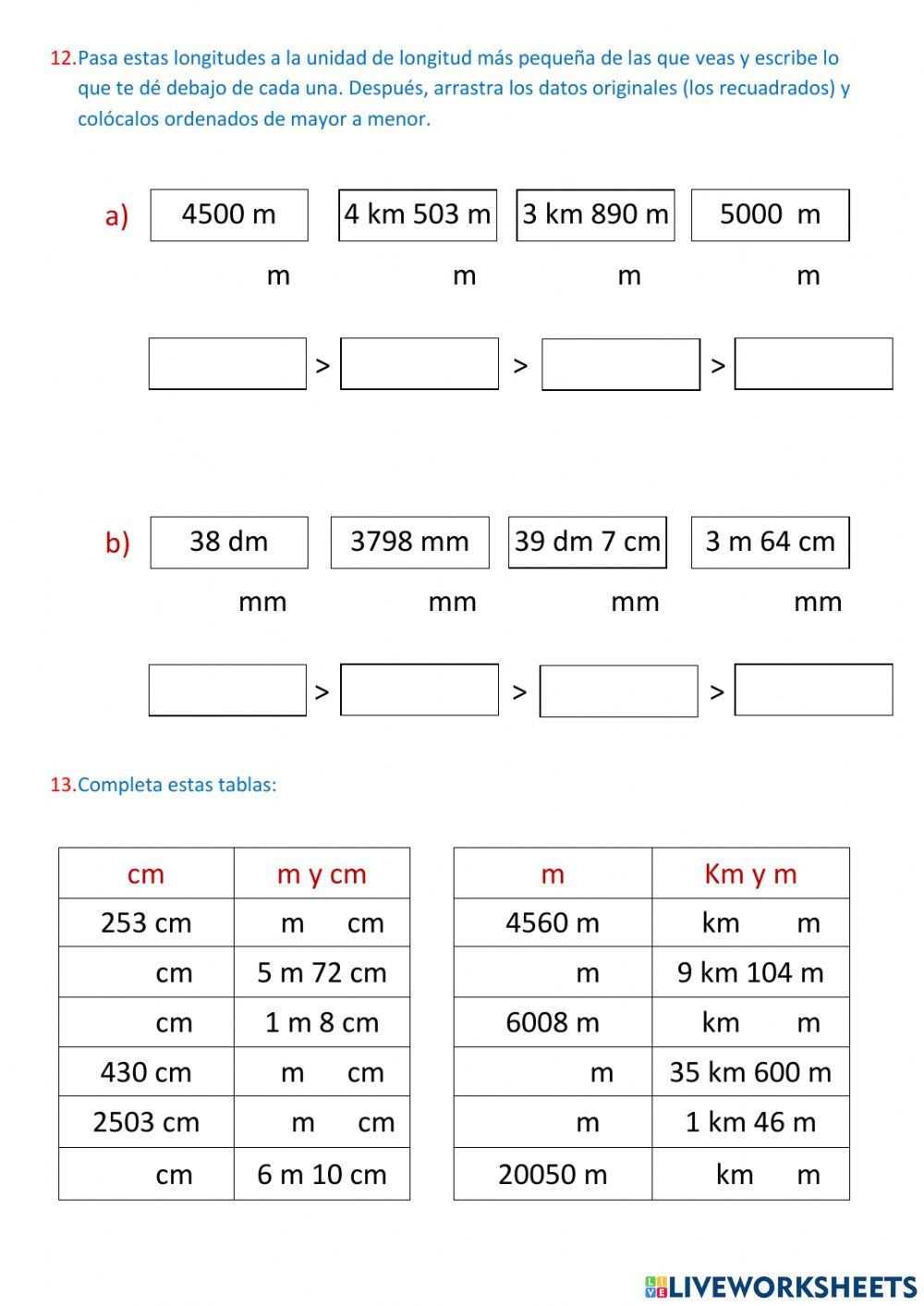 La medida de la longitud 1
