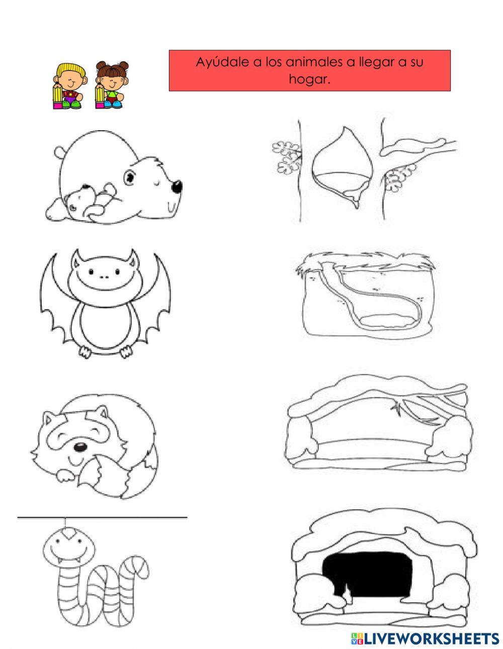 Dónde viven los animales